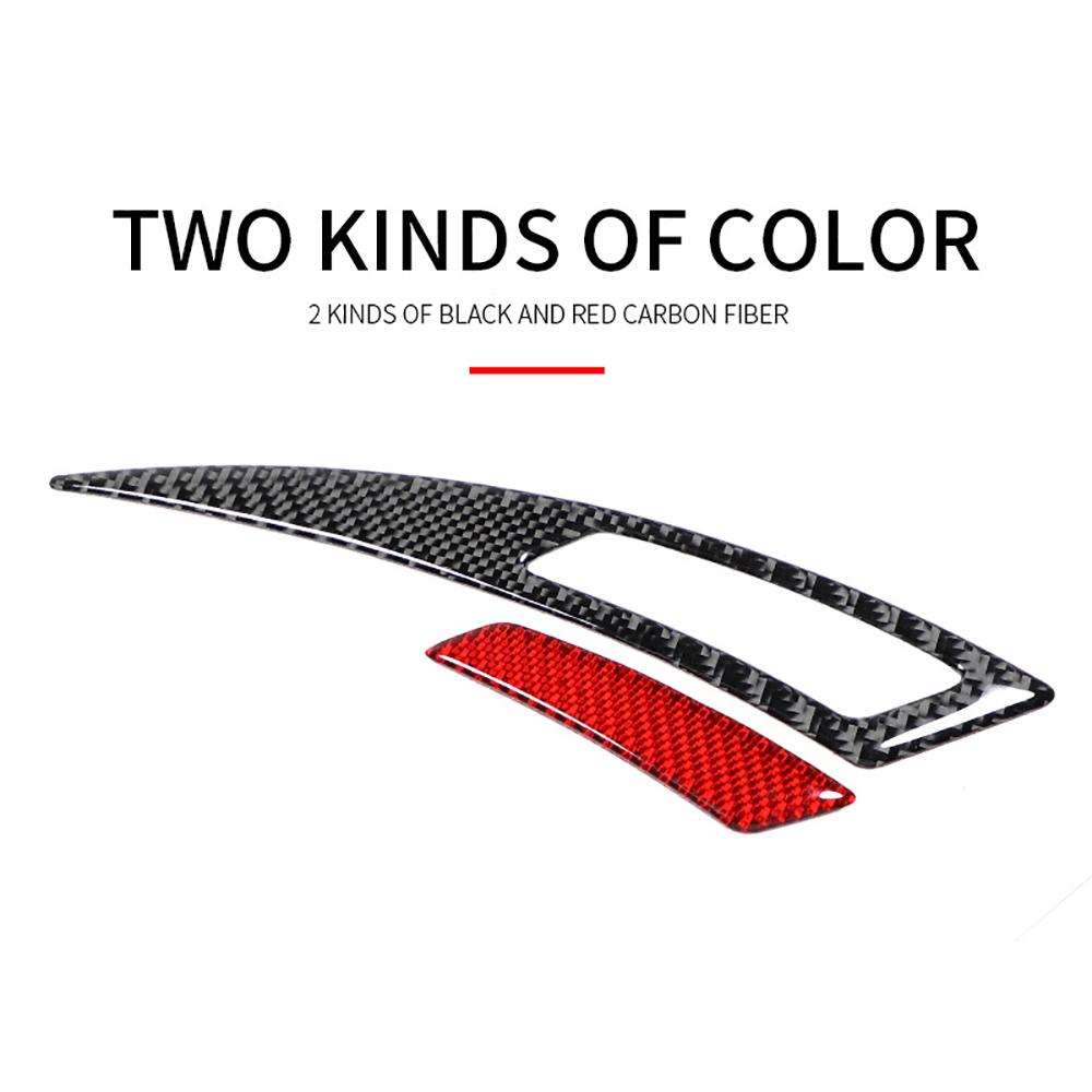 Car Body Wheel Eyebrow Arch Protector Strip Lips Fender Flares Carbon Fiber Look