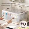 Foldable Transparent Double Door Storage Box