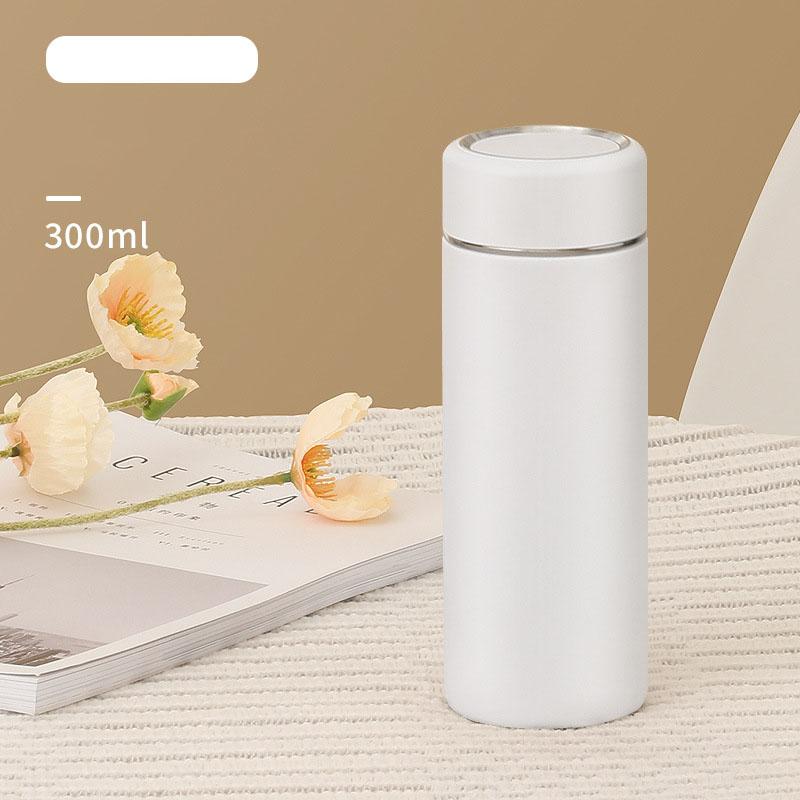

300ml Stainless Steel Thermos Flask Leak-Proof Vacuum Insulated Bottle Portable Thermal Water Bottle Coffee Tea Cup for Office 300ml белый