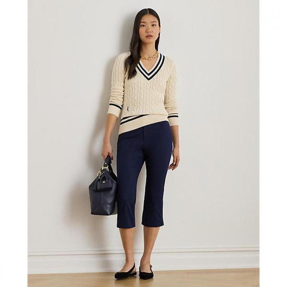 Lauren Ralph Lauren Cable Knit Cotton Cricket Sweater Wmlrswes6820899101