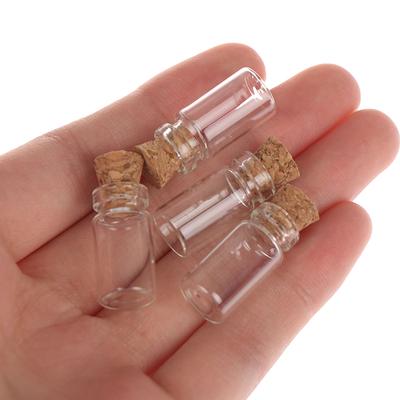 10 Stück 1:12 Puppenhaus Miniatur Glasflaschen Gläser Lebensmittelaufbewahrung Küchenzubehör