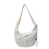 Women's monochromatic nylon shoulder  versatile wide straps popular crossbody bags