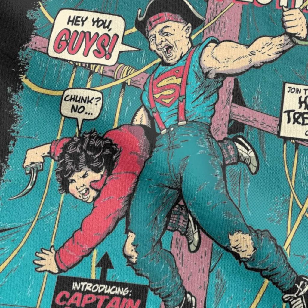 Super Sloth Goonies Men's T Shirts Vintage Tee Shirt Short Sleeve Round Collar T-Shirt Cotton Printed Clothing