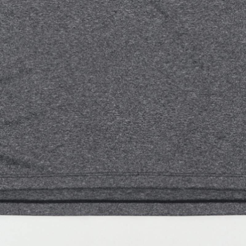 New Balance Women S Heathertech Long Short Sleeve teeS Dark Gray