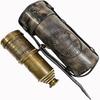 Victorian Nautical Marine 18" messingteleskop - med skinndeksel - Spyglass kopi