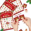 2026 Christmas Halloween Bingo Game Cards 33 Pcs Set | Family Party Holiday Games | Fun Bingo Cards for Kids Adults 