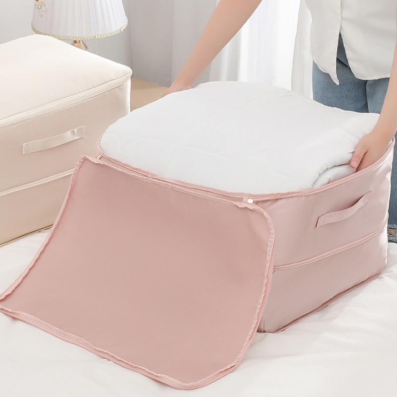 Compression Duvet Storage Bag Large Capacity Closet Cabinet Organizer Storage Pouch Ultra Space Saving Self Compression Organizer