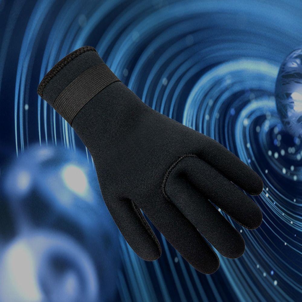 Abrasion-resistant Five Finger Gloves 3mm Neoprene Wetsuit Gloves Surfing Gloves  Rafting