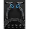 Bokman Câble Recharge Voiture Electrique,Câble Type 2 32A / 22kW / Triphasé / 5 Mètres