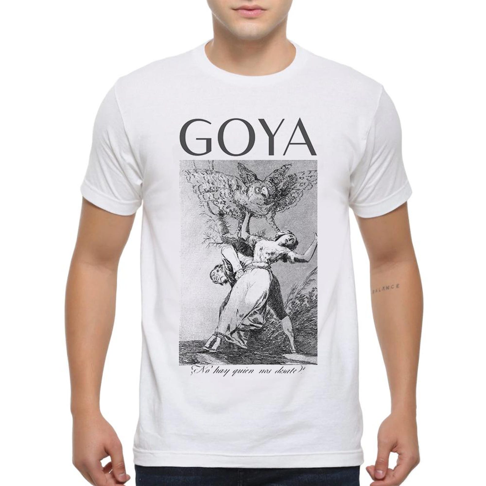 Francisco Goya The Sleep of Reason Produces Monsters T-Shirt, Men s and Women s Sizes 2XL