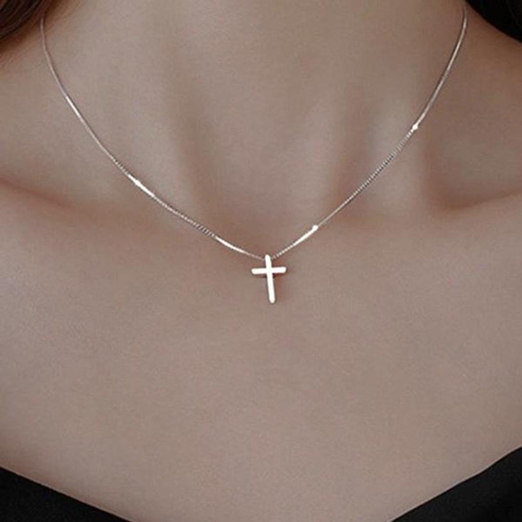 Women's Accessories Cross Pendant Daily Necklace