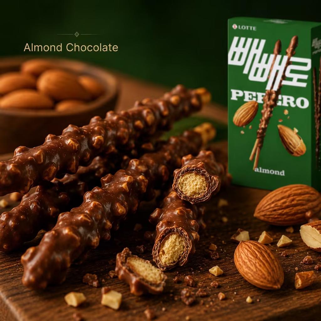 Lotte Pepero Mandel Schoko Keksstäbchen 32g