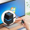 Pushbutton Desktop Computer Switch Pc Motherboard External Start Power 1.8M On/Off Button Extension Cable Round Startup Switch