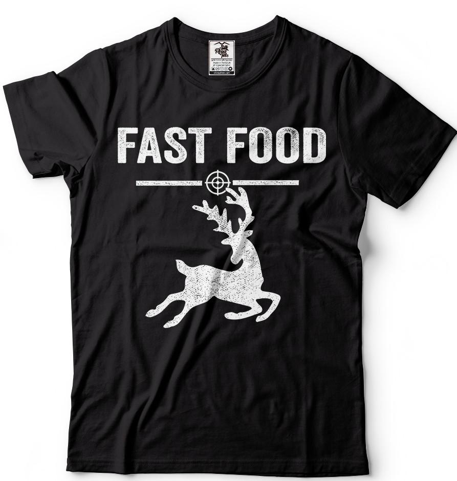 Fast Food Funny Hunting Tshirt Deer Hunting Shirt Hunting Humor Hunter Shirt
