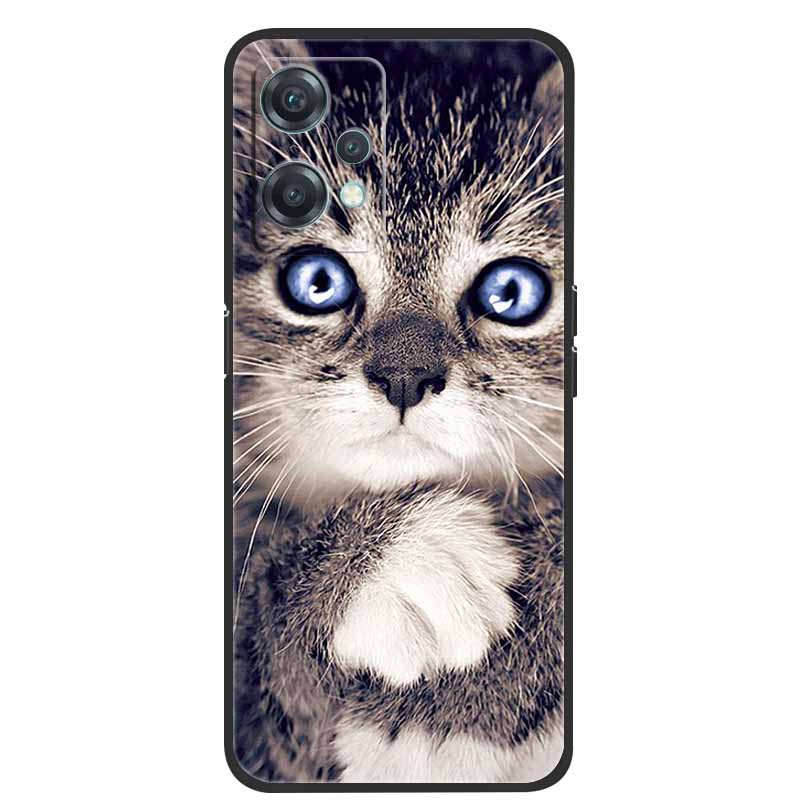 For OnePlus Nord CE 2 Lite 5G Cases Black Silicone Luxury Bumper TPU Case Cover Capa For OnePlus Nord CE 2 5G Shockproof Cases