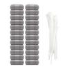 24pcs 304 Stainless Steel Drain Covers For Various Outlets, Efficiently Prevents Clogs And Ensures Smooth Flowing