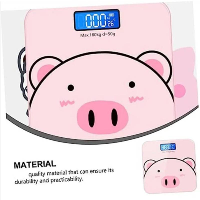 Electronic Weighing Scale With Steel Glass Surface For Adults And Fitness