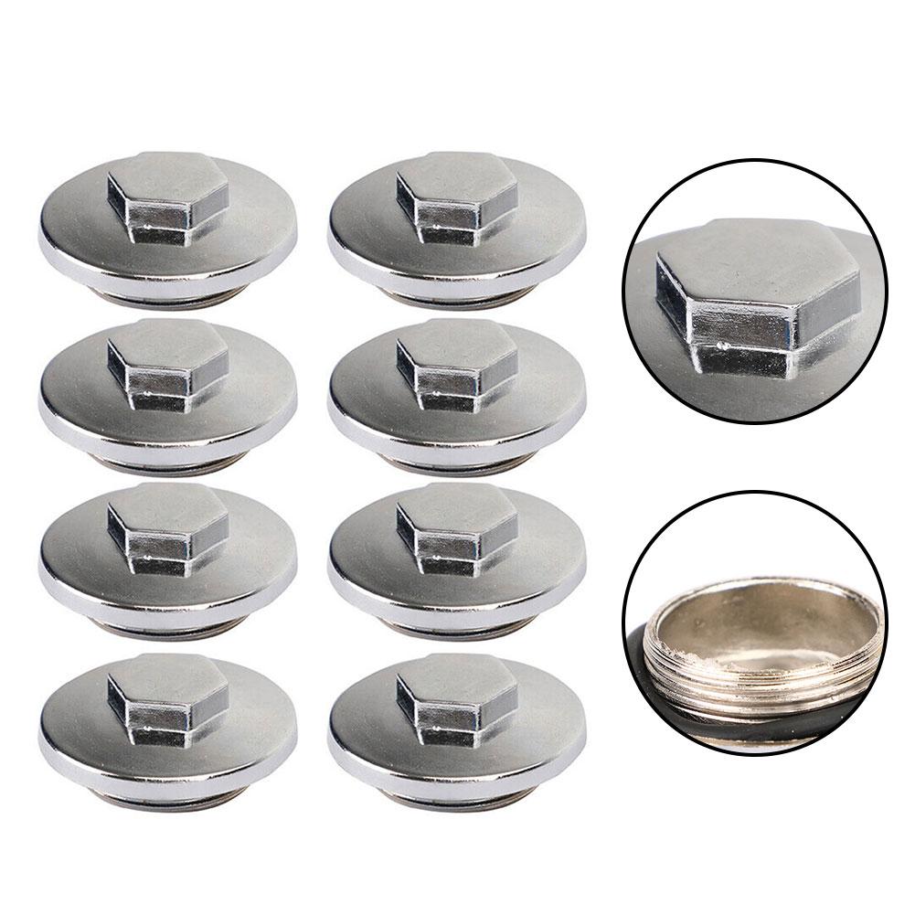 8Pcs Valve Cap For CB 350 400 500 550 750 Four K0 K1 K2-K6 K7 F1 F2 Auto Valve Tappet Cover W/O-rings M30 X 1.5 Mm 12361-371-980