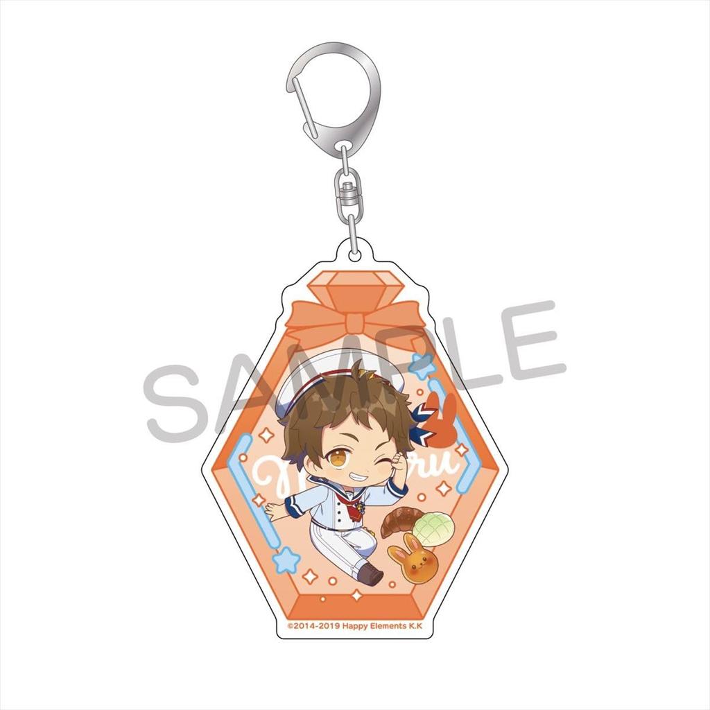 ALGERNON PRODUCT Ensemble Stars!! Charatoria Acrylic Keychain Mitsuru Tenma Anime Character Keyring