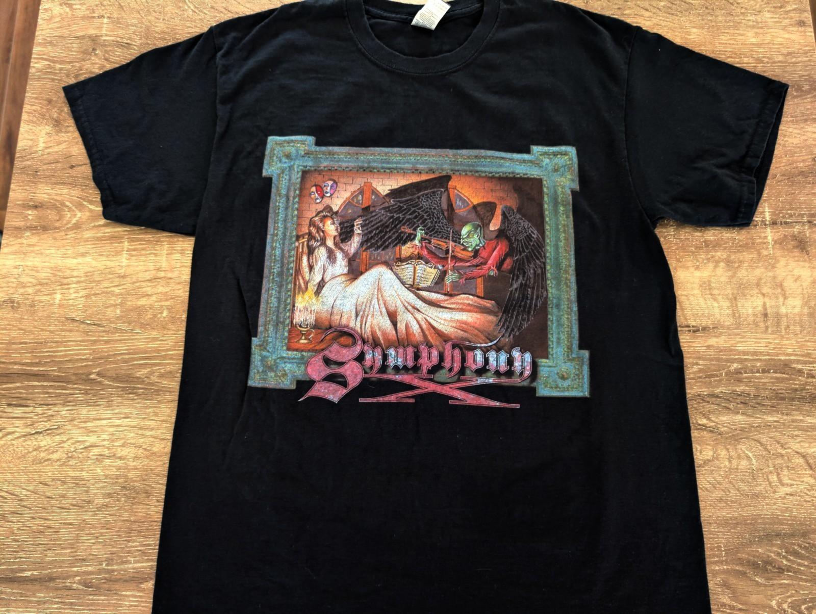 VTG SYMPHONY X Band The Damnation Game Ablum T-shirt S to 5XL PA393 Unisex T-Shirt XXXXL