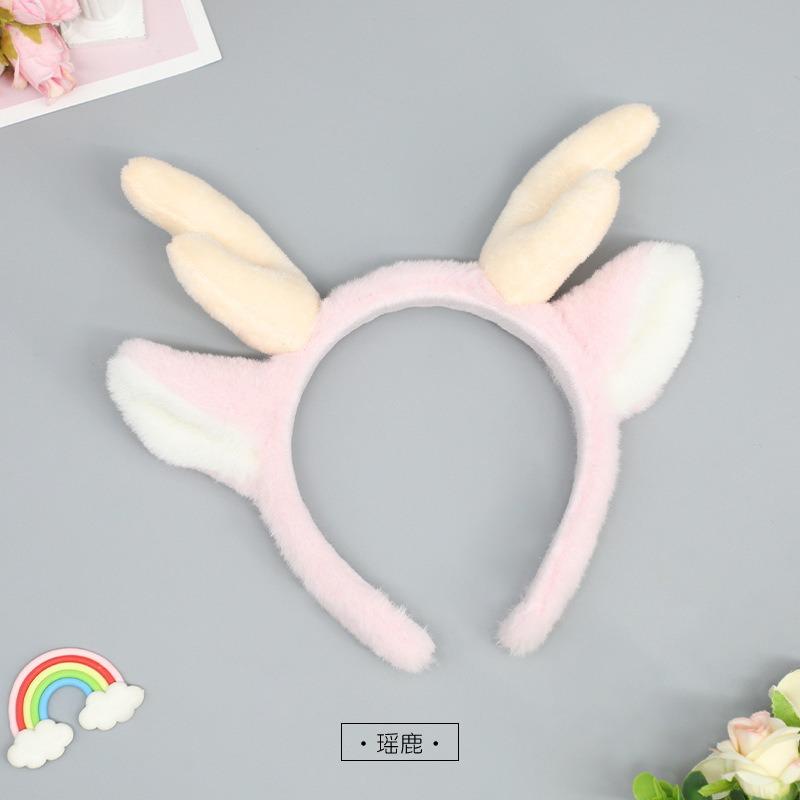 

Хэллоуин реквизит бобо оленьи ушки ободок аксессуары для волос косплей аксессуары симуляция животного уха плюшевый головной убор