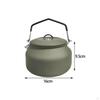 1.1L Camping Kettle Stainless Steel Portable Tea Compact Outdoor Hiking Picnic