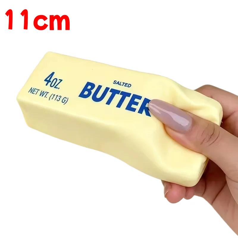 1 Stück langsam aufgehendes Squishy Butter-Stift Antistress Fidget Spielzeug Stressabbau Weich zum Quetschen Elastisch Scherzartikel für Erwachsene Party Geschenk