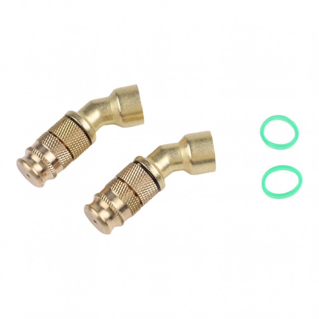 2pcs Brass Garden Sprayer Nozzles with Adjustable Features