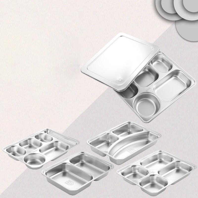 Contenant à repas divisé en acier inoxydable 304