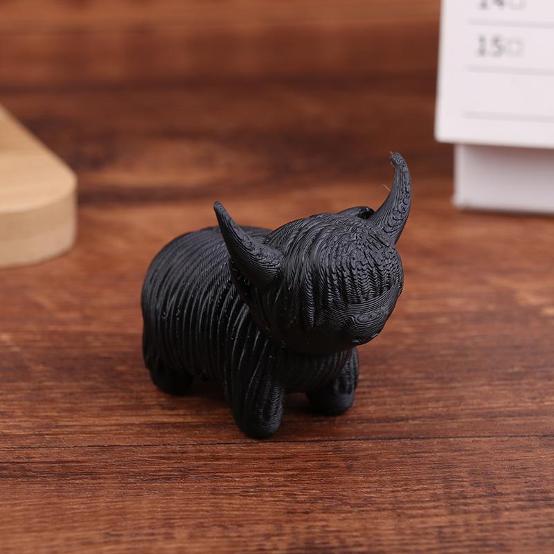 Highland Cow Ring Earring Holder Jewelry Stand Home Office Desktop Ornament Decoration Gifts