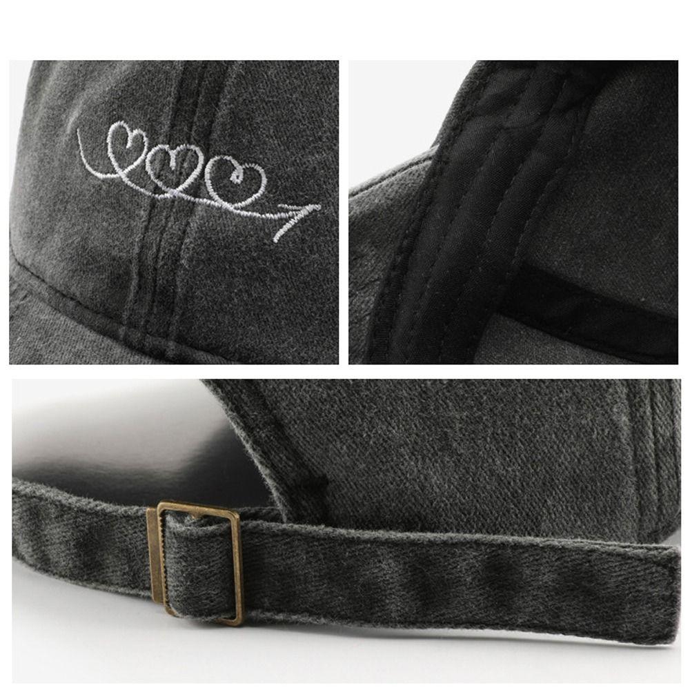 Retro Embroidery Baseball Cap Casual Duck Tongue Hat Fashion Sun Hat  Outdoor Sport