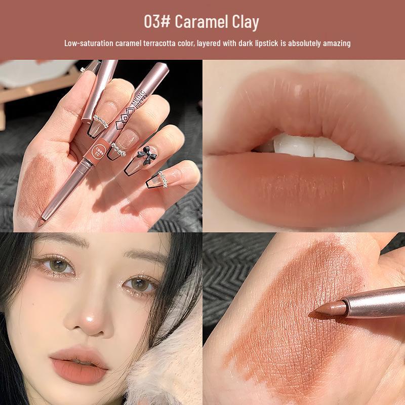 MKINGPRETTY Waterproof Lip Liner: Precise, Long-lasting Color for Lips, Blush, and Eyeliner.