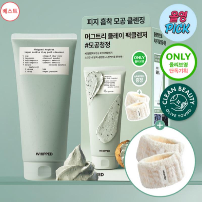 Whipped Mugtree Vegan Cookie Clay Pack Cleanser 180 ml