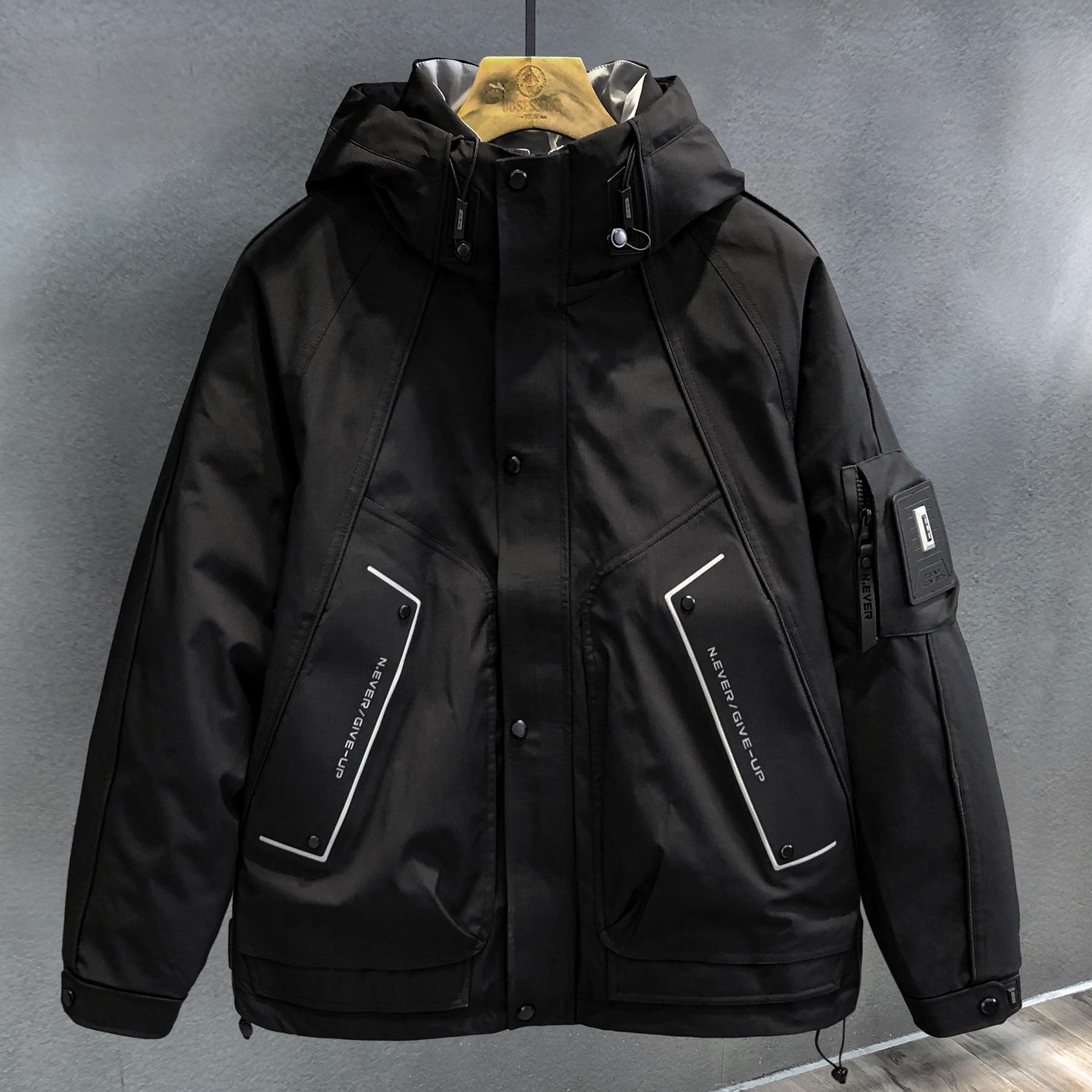 

Пуховик Термокуртка Мужская Утепленная Мужская Зимняя Ветрозащитная Куртка XL