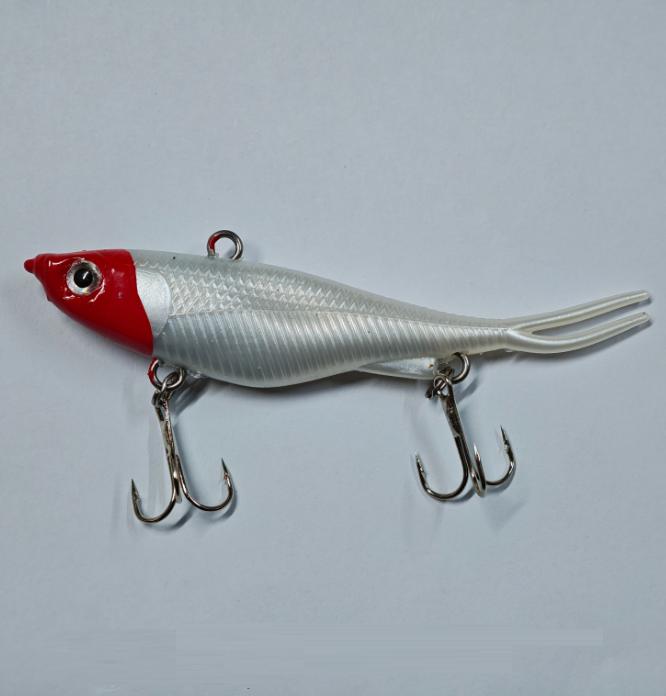 9.5CM 20G Winter Fishing Lure VIB Ice Fishing Lure Soft Inking Fishing Lure