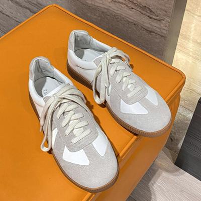 Sapatos Femininos Retrô Couro Genuíno Branco Sapatos Casuais Femininos Cano Baixo Tamanho Grande Sapatos Esportivos de Skate Tênis de Grife para Mulheres