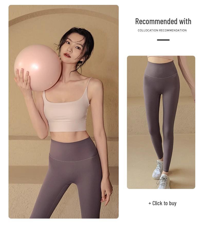 Elegant Back Support Sports Bra: Women's Strappy Yoga Vest for Spring/Summer - Lightweight, Integrated Fitness & Running