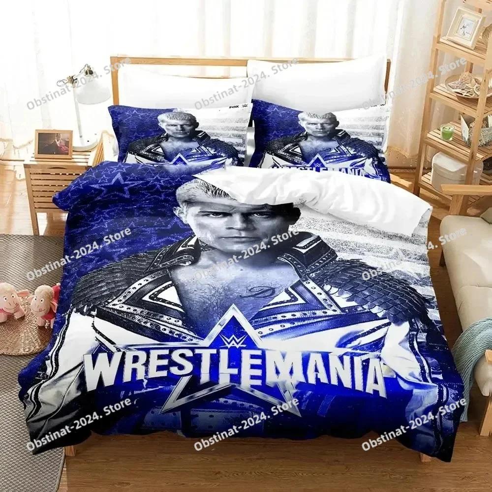 Cody Rhodes American Nightmare Bedding Set Printed Bed Set With Pillowcase Duvet Cover Soft Single Double Queen Super King Size