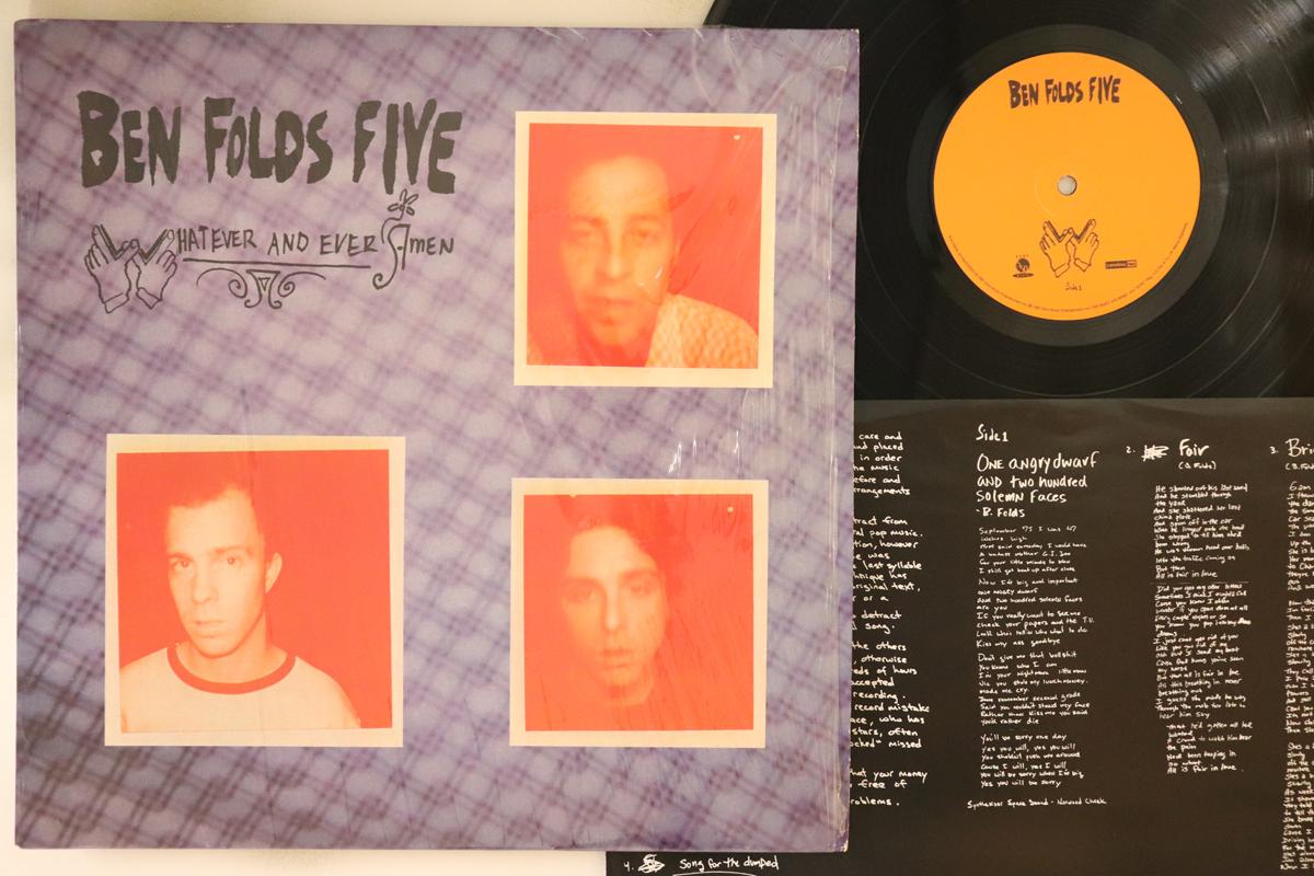 

LP Record BEN FOLDS FIVE - Whatever And Ever Amen B67762 CAROLINE 1997 US Rock Used