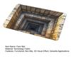3D Bottomless Pit Rug Visual Trap Door Mat Non-Slip Absorbent Optical Illusion Depth Floor Mat for Home Entrance Living Room Playroom