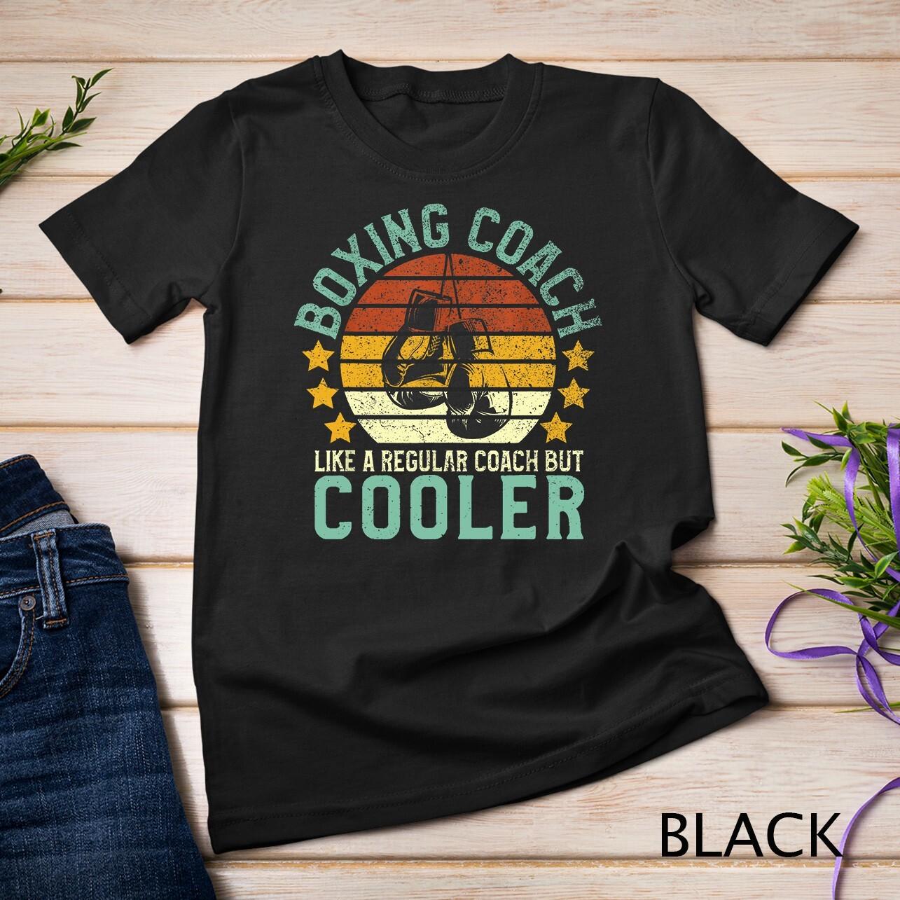 Mens Vintage Boxing Coach Funny Boxer Trainer Gift Unisex T-Shirt Mens Womens Tees Top L