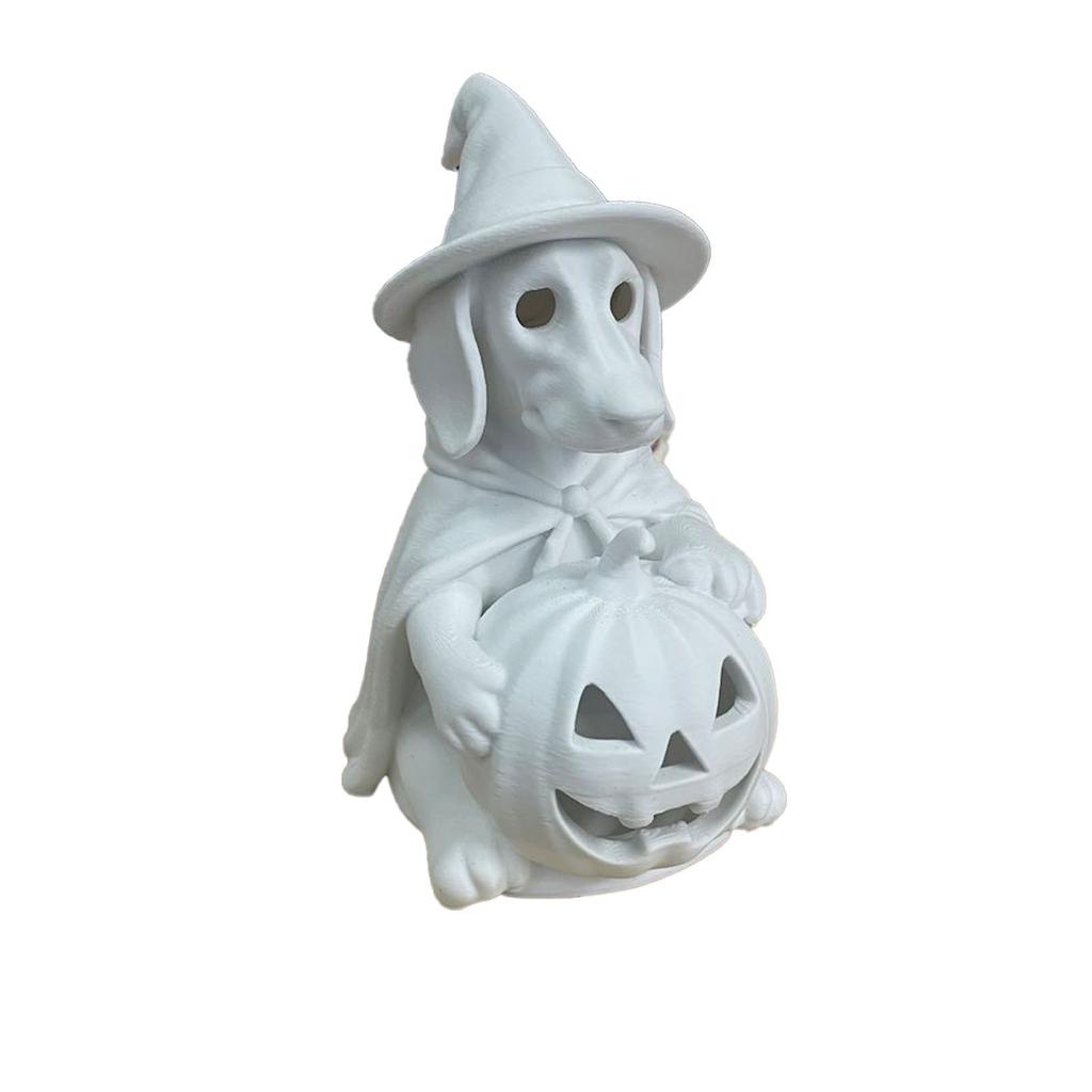 Glowing Ghosts Dog With LED Lights Christmas Home Decor