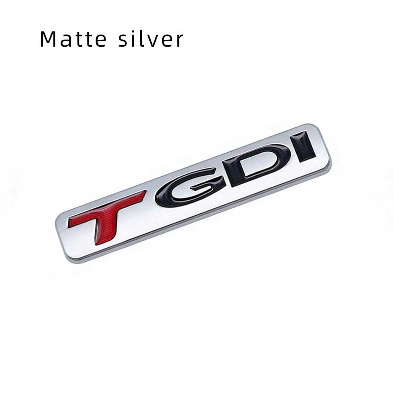 Premium Metal GDi TGDI 3D Car Emblem for Hyundai Sonata IX35 Tucson Elantra | SKJD6 Rear Tailgate Zinc Alloy Badge Decoration Sticker