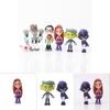 Vibrant Teen Titans Go Anime Figures With Robin Raven Beast Boy Starfire