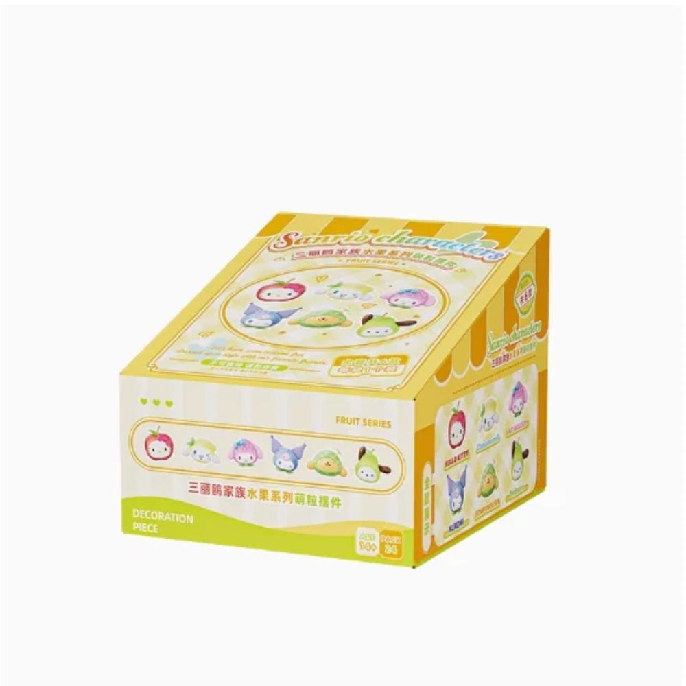 Genuine Sanrio Family Fruit Series Blind Bag Ornaments Toy Anime Figures Kuromi Pochacco Hellokitty Mysterious Box For Kids Toys