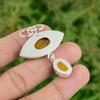 Mothers Day Deal Sterling Silver Tigers Eye Gemstone Bezel Handcrafted Pendant