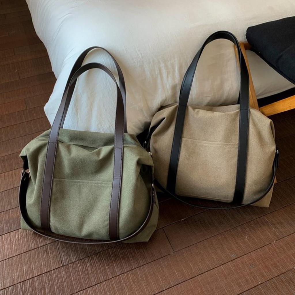 Fashionable and Versatile Casual Handbag Canvas Briefcase