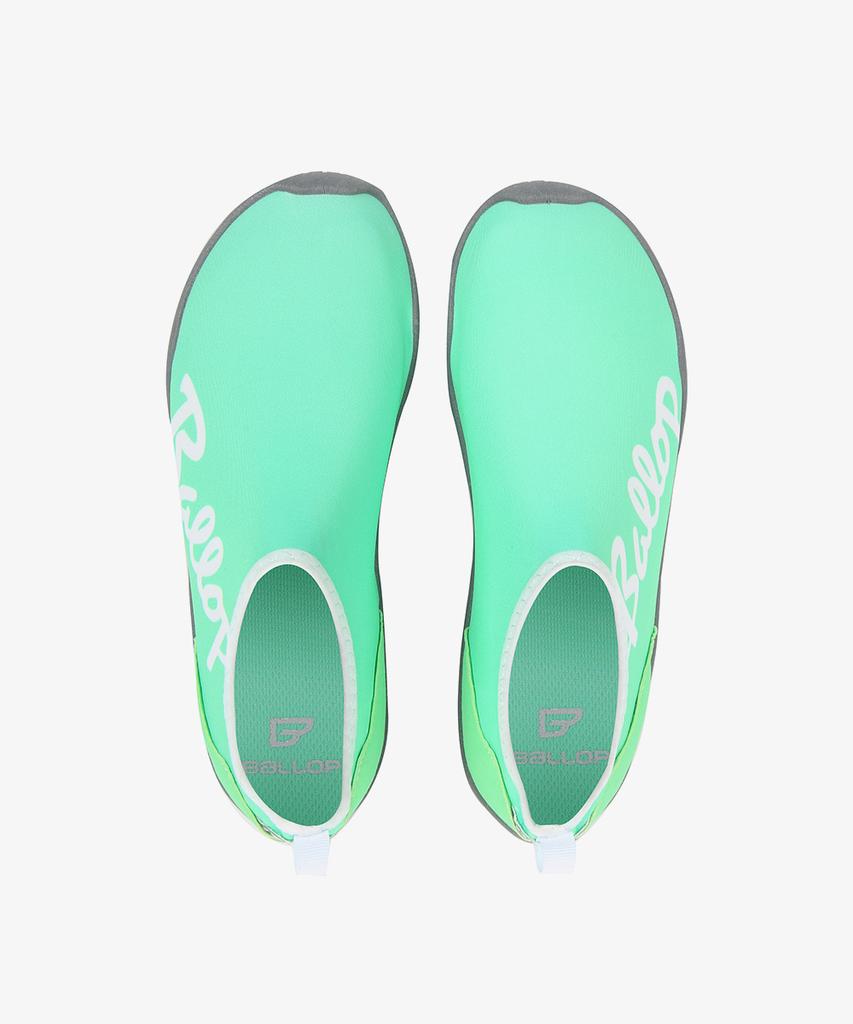Baellob Injection Aqua Shoes Lettering Mint
