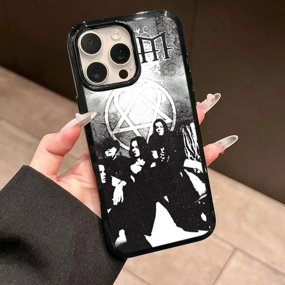

Classic Rock Band H-Him PC+TPU Shockproof Protective Phone Case For IPhone17 14 15 16 Pro Max 13 12 11 17 Air iPhone 16 plus