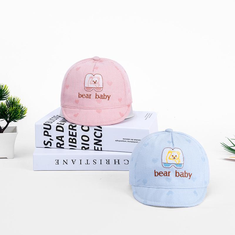 Adorable Bear Soft-Brim Sun Hat for Baby Boys & Girls